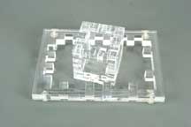 Lucite Cube with Tray