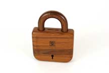 Wooden Lock (K-18) by Akio Kamei