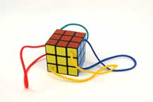 Cube with String