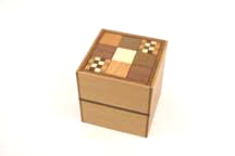 Checkered Secret Box (H-3) by Hiroyuki Oka