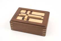 Double Crossed Puzzle Box by Randal Gatewood