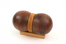 Twin Ball (M-28) by Akio Kamei