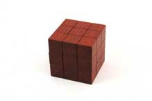 Four-Piece Serially Interlocking Cube by Tom Lensch