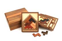 Coffin's Tray Puzzles Set by Tom Lensch