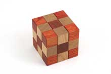 Checker Cube Box (M-30) by Akio Kamei