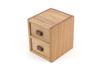 2 Steps of Drawers (S-8) by Hideto Satou